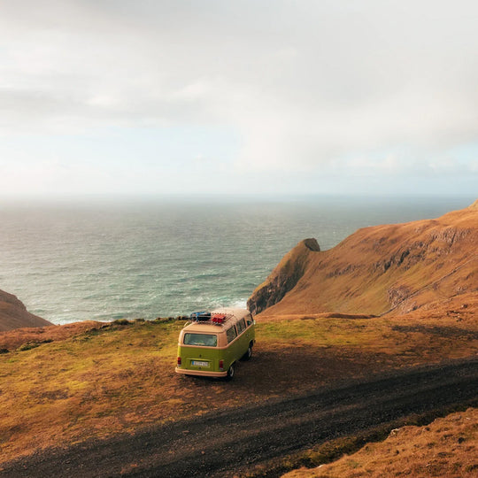Camper Van on cliff overlooking the sea image The Getaways from Gestalten, a compendium of the world’s most fascinating vans and four-wheeled homes shows that home really is where you park it. Let the creative fit-outs inspire your own van-venture, and join the journey with illustrated maps