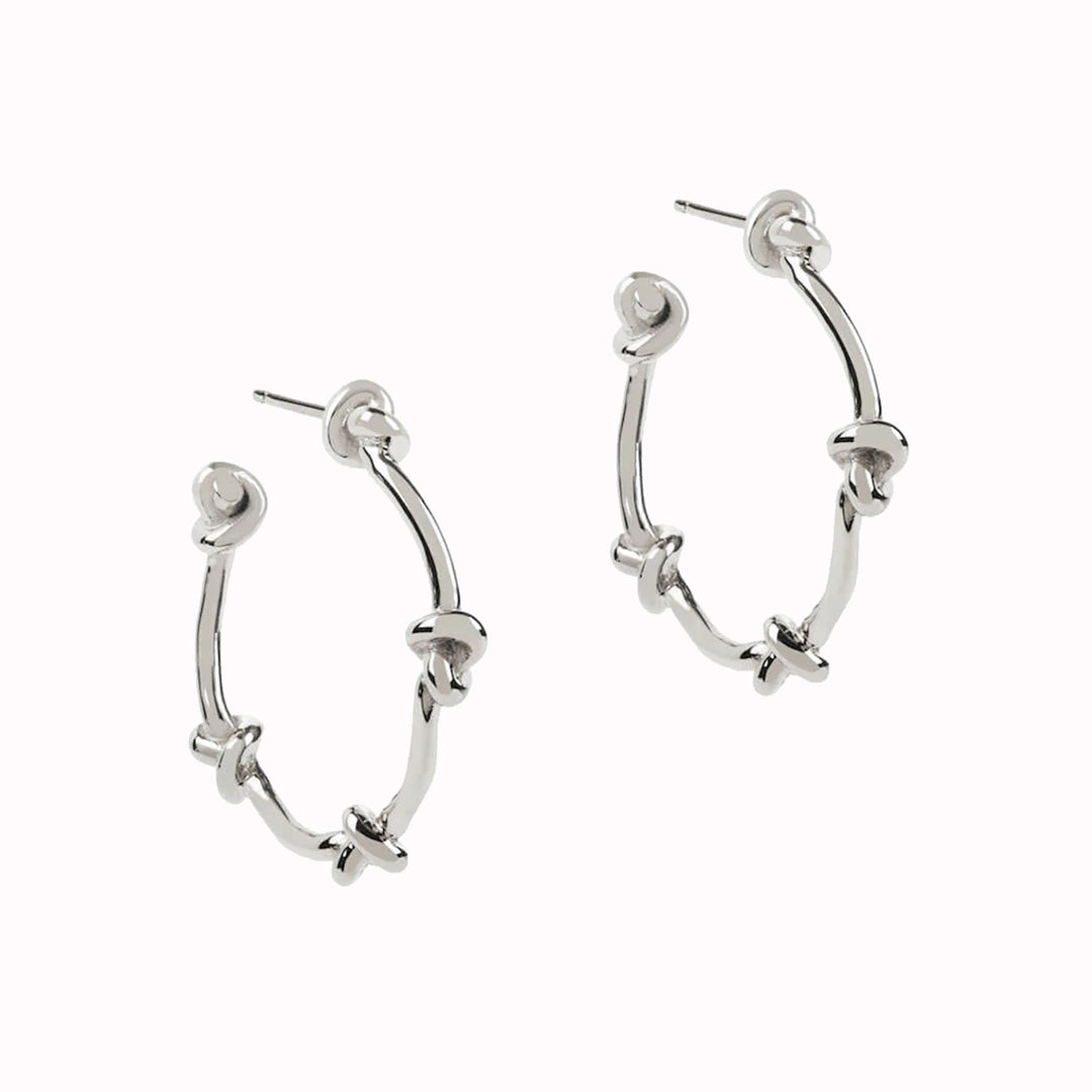 Isle Hoops from Matthew Calvin's Shore Collection in Sterling silver