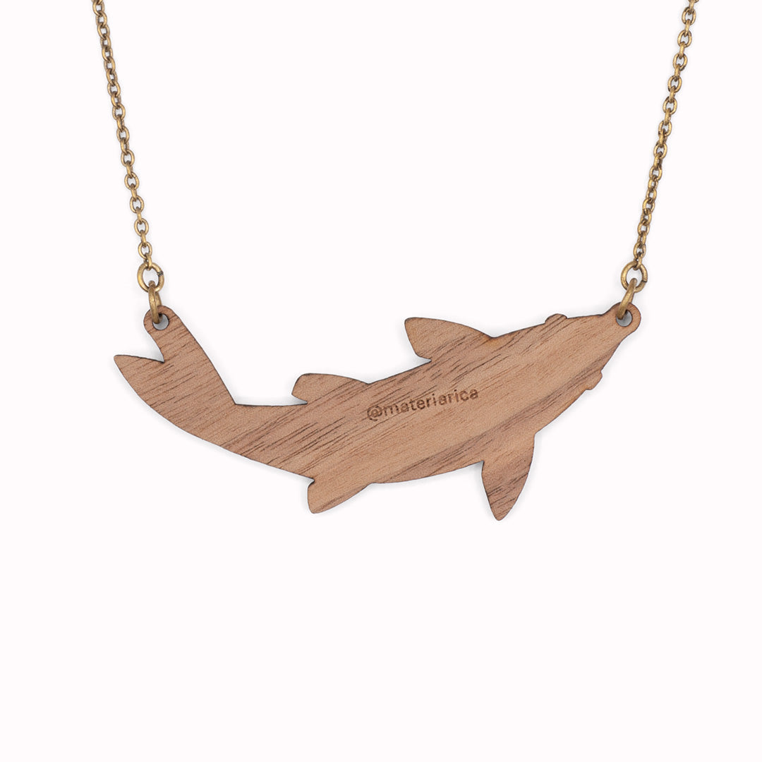 Koi Fish Necklace | Rear | Hand Finished in Barcelona from Materia Rica