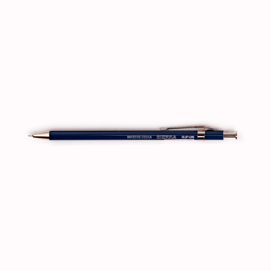 Navy  - Sierra Mechanical Wooden Pen from Slip-On Inc - Japanese Pencil made from Incense Cedar