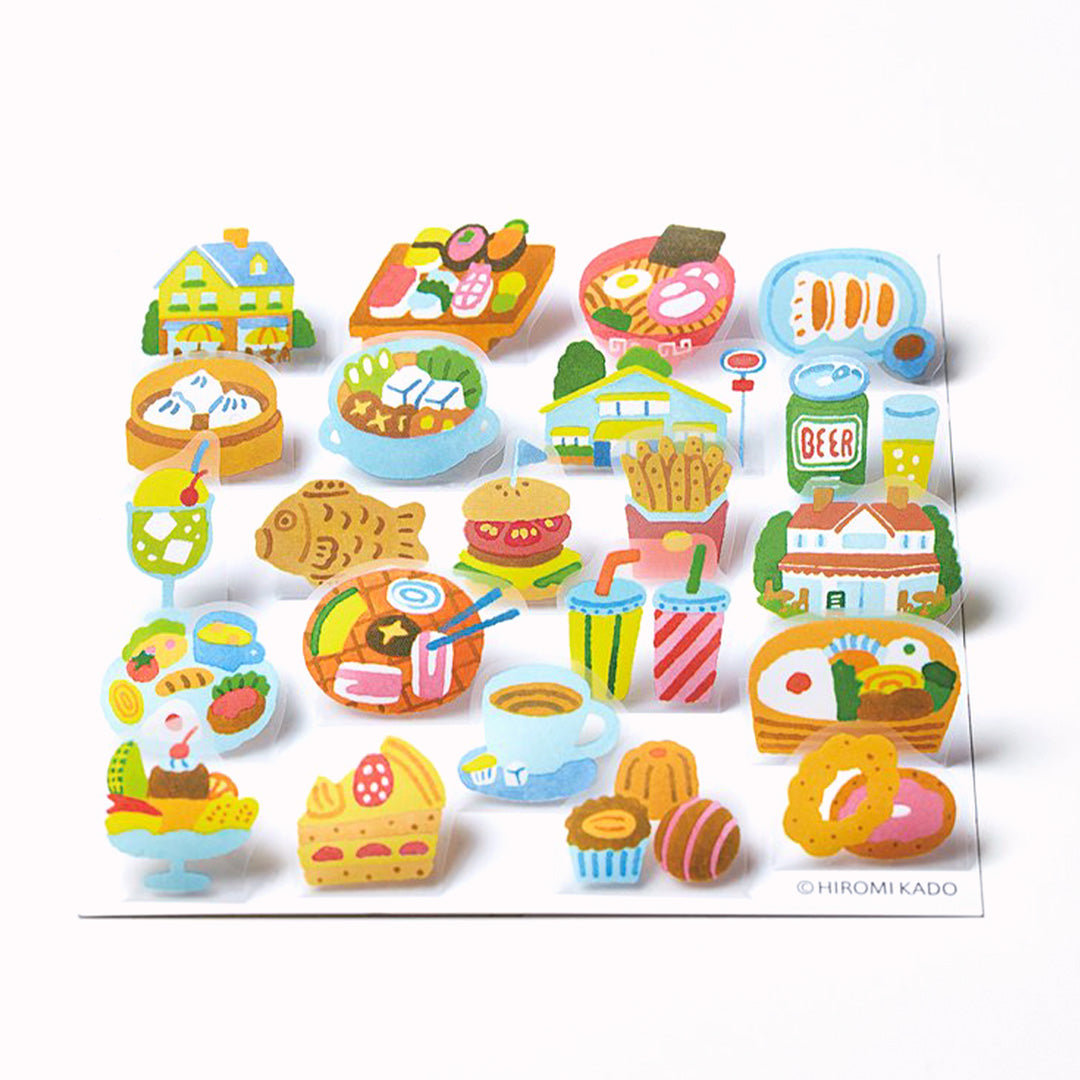 Gourmet | Hitotoki | Pop-up Stickers from King Jim - Japanese Office Products