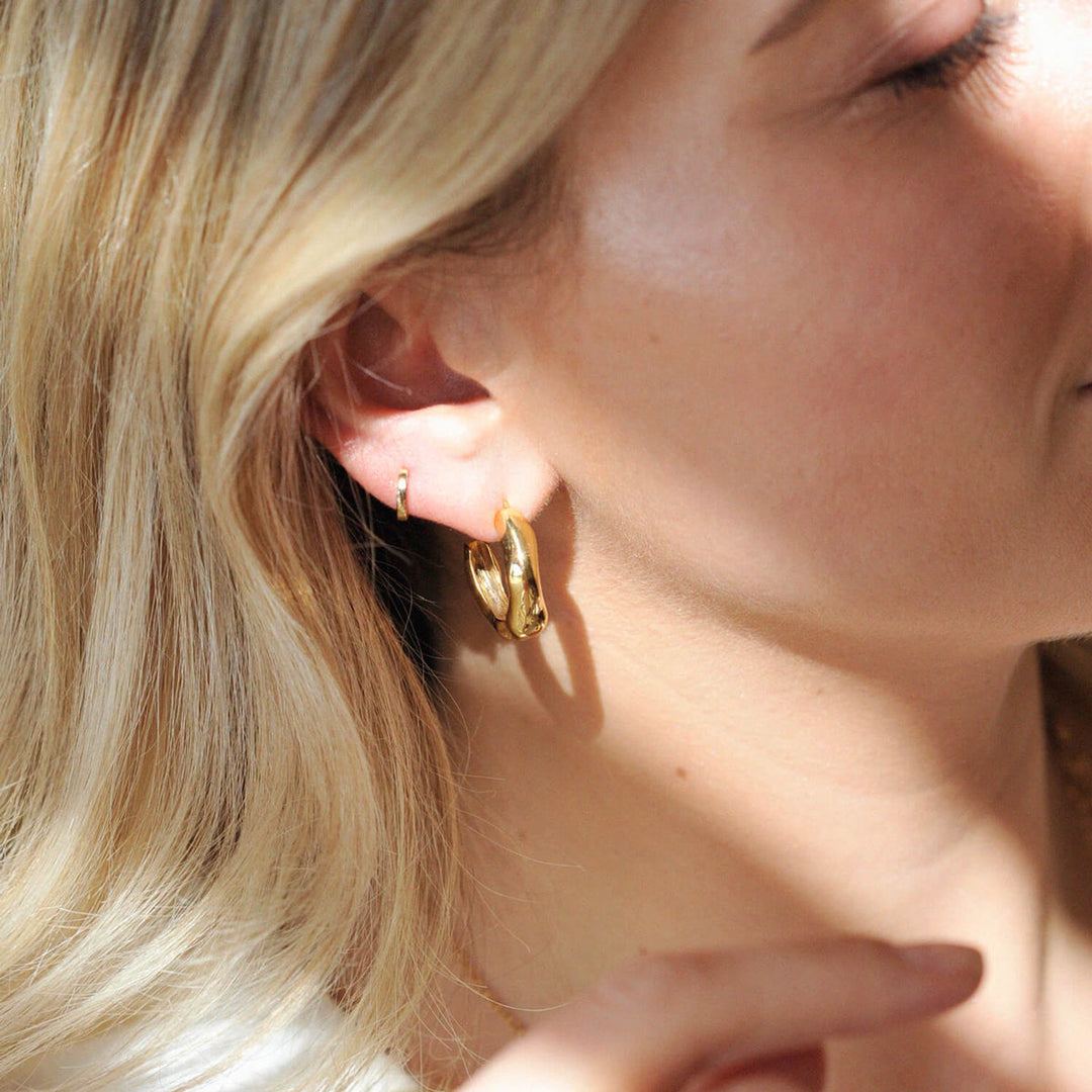 Rocha Gold Hoop Earrings