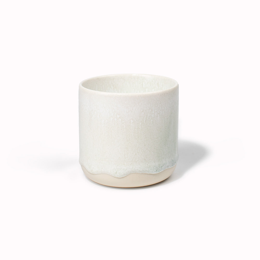 Danish/Japanese mix up with these thick glazed, hand-made ceramic beakers from Studio Arhoj. Can be used as a drinking vessel or small planter. Each piece is handmade in Denmark - meaning glaze colour and finish will never be exactly the same on any two items, but this is absolutely a part of their unique appeal.